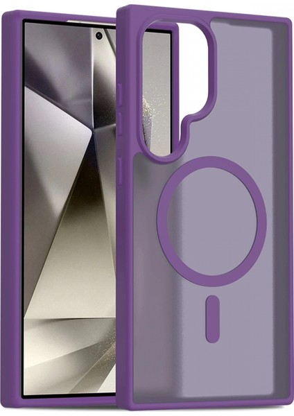 Samsung Galaxy S24 Ultra Jota Magsafe Kapak - Derin Mor modelleri