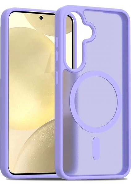 Samsung Galaxy S24 Jota Magsafe Kapak - Lila modelleri