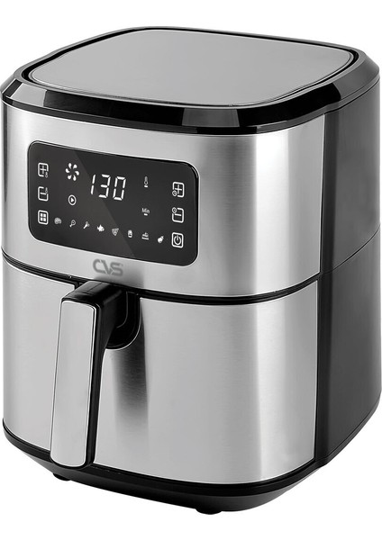 6,5 Litre Sıcak Hava Fritözü Metalik Renkli, Sağlıklı ve Pratik Kullanım