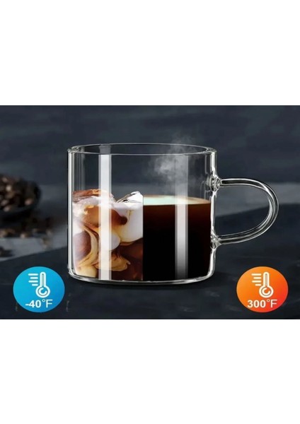 Espresso Bardağı Cam 2 Adet Termosilikat modelleri