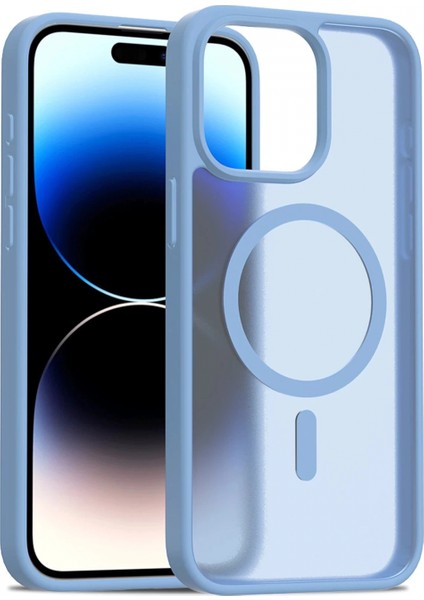 iPhone 14 Pro Max Jota Magsafe Kapak - Açık Mavi fırsatları