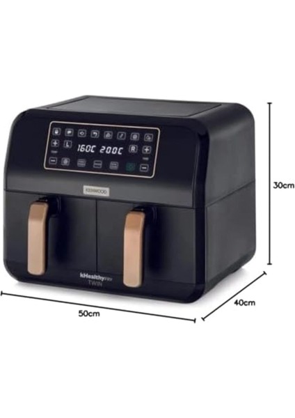 Dual Airfryer Çift Pişirme Hazneli Siyah 70.000BK, Çok Renkli fiyatları