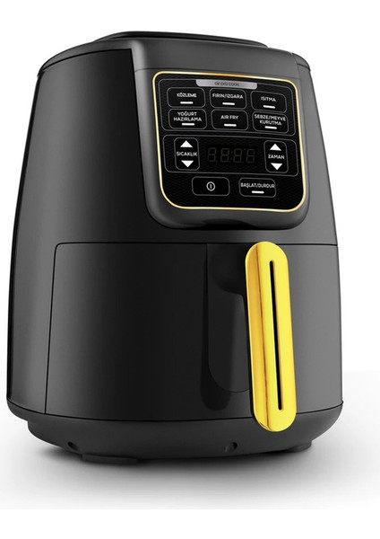 Air Pro Cook Köz Xl Airfryer Siyah Gold, Sağlıklı ve Leziz Yemekler Için Mükemmel Seçim fırsatları