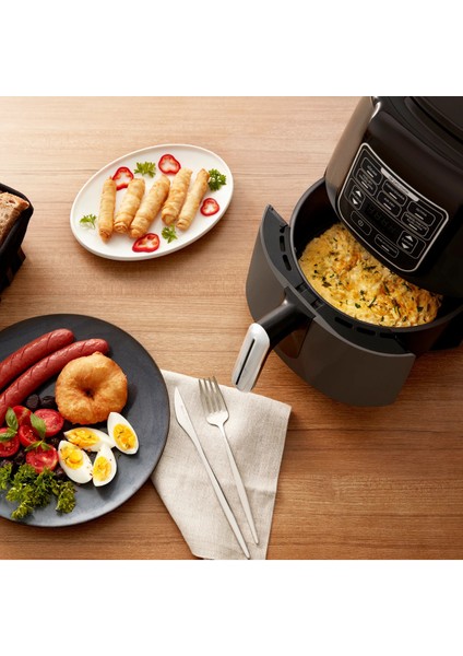 Air Pro Cook Köz Xl Airfryer Siyah Gold, Sağlıklı ve Leziz Yemekler Için Mükemmel Seçim