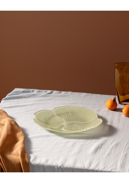 Violette Servis Tabağı - Soft Yeşil - 26 cm fırsatları