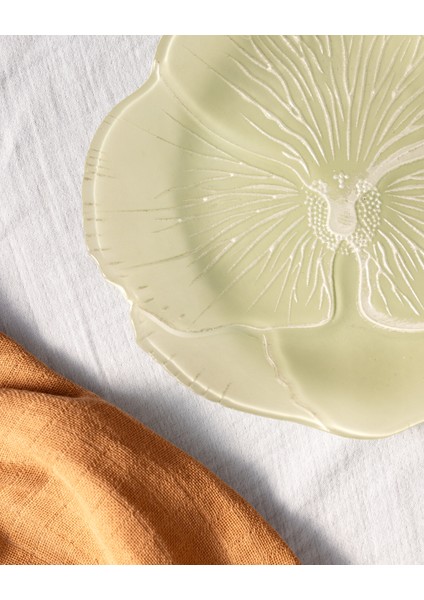 Violette Servis Tabağı - Soft Yeşil - 26 cm