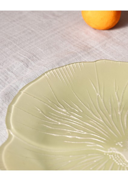 Violette Servis Tabağı - Soft Yeşil - 26 cm