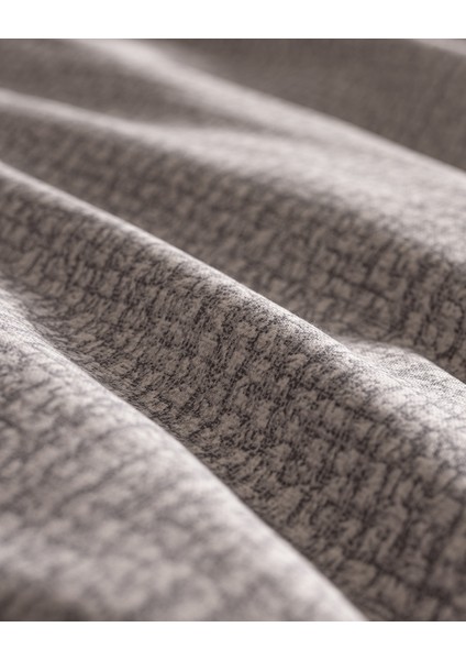 Orpen King Size %100 Pamuk Madame Coco Crep Baskılı Nevresim Takımı - Gri