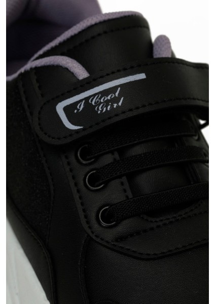 BELLI F 5PR Siyah Kız Çocuk Sneaker
