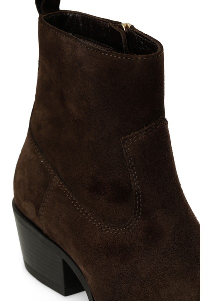 ZULLA 5PR Kahverengi Kadın Kovboy Bot