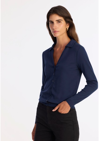 Yaka Detaylı Uzun Kollu Hırka fiyatları