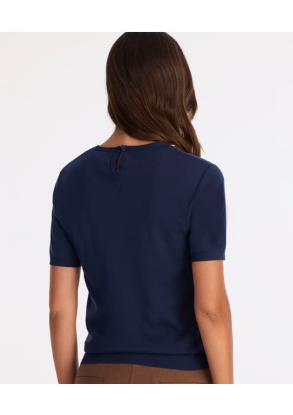 Regular Bisiklet Yaka Kısa Kol Kazak modelleri