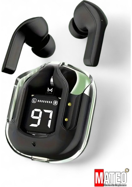 Dokunmatik Bluetooth Kulaklık ve Akıllı Saat, Siyah, Arama ve Bildirim Özellikli fiyatları