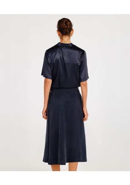 Dökümlü Midi Etek modelleri