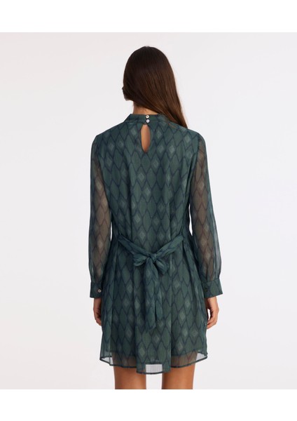 Bol Yarım Balıkçı Yaka Uzun Kol Elbise fırsatları