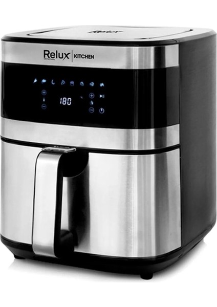 Geniş Kapasiteli Şık Airfryer 6,5l, Gri Renk modelleri