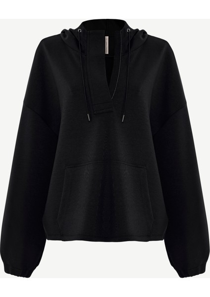 Regular Kapüşonlu Yaka Uzun Kol Sweatshirt indirimleri