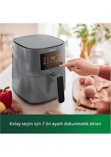 Gri, Bağlantılı, Yağsız Pişirme, Pratik, Sağlıklı, Hızlı, Kolay Kullanım, Ev Tipi Fritöz fırsatları