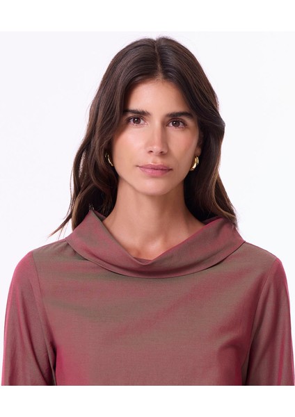 Regular Bisiklet Yaka Uzun Kol Bluz modelleri