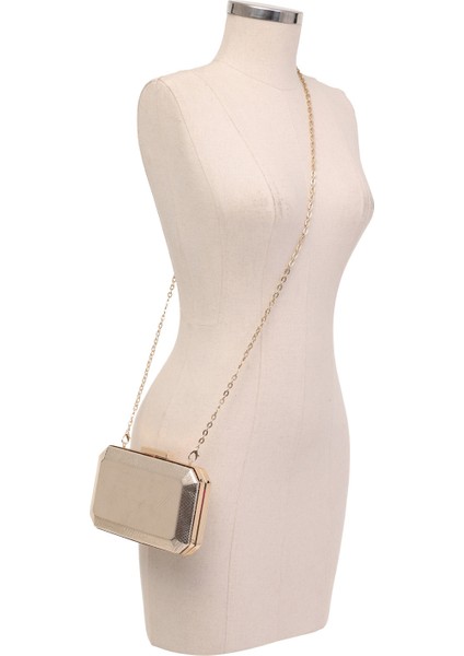 ISLA2BAG 5pr Altın Kadın Clutch