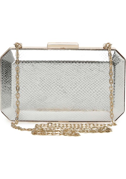 ISLA2BAG 5pr Gümüş Kadın Clutch