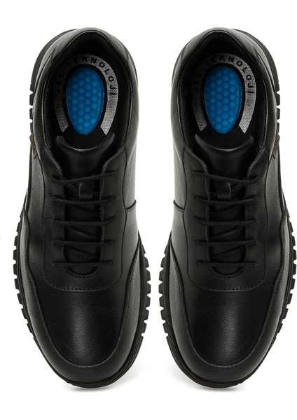 Korn 5pr Siyah Erkek Comfort Ayakkabı