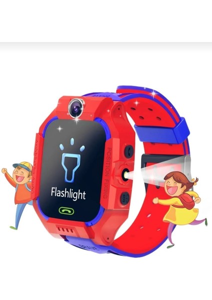 Kırmızı Akıllı Çocuk Takip Saati, Sim Kartli, Uzaktan Dinleme, Türkçe Menü modelleri