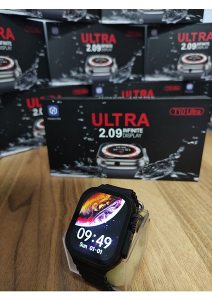 Turuncu 49MM Çift Kordon Akıllı Saat, Ios ve Android Uyumlu, Şık ve Fonksiyonel fırsatları