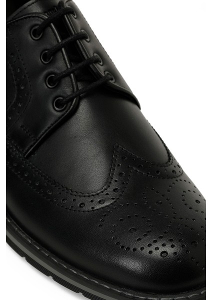 Macka-Inf 5pr Siyah Erkek Klasik Ayakkabı