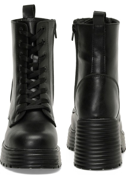 TRX24K-683 W 5pr Siyah Kadın Topuklu Bot