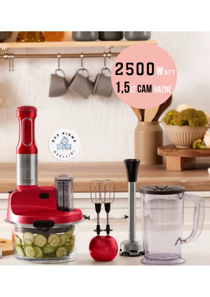 Yüksek Güçlü Çok Fonksiyonlu Mutfak Seti, Turbo Doğrayıcı, Dilimleme, Blender, Robot