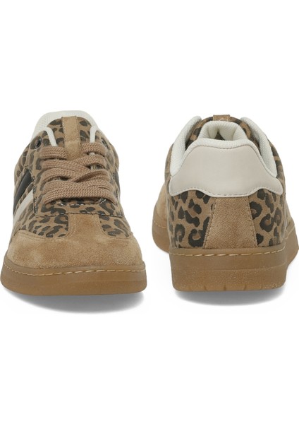 TRX24K-903 W 5pr Leopar Kadın Sneaker