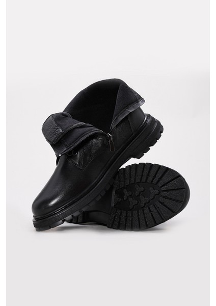 Hakiki Deri Kadın Klasik Bot 442SMA25050 modelleri