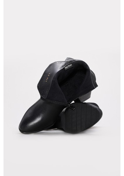 Hakiki Deri Kadın Klasik Bot 264SZA669 modelleri