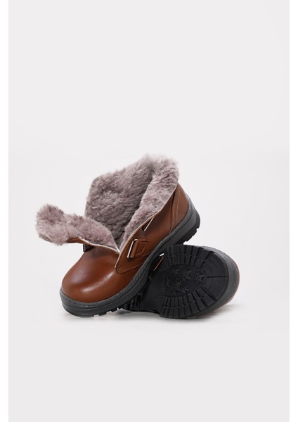 Hakiki Deri Kürklü Unisex Çocuk Klasik Bot 006KXA6002 modelleri