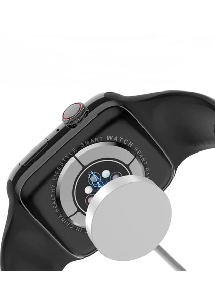Genis Ekran Akıllı Saat, Siyah, IPhone ve Android Uyumlu, 1.95'' Dokunuşlu Ekstra Özellik fırsatları