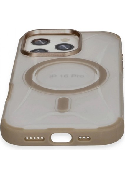 iPhone 16 Pro Max Hilton Magsafe Kapak - Gold fırsatları