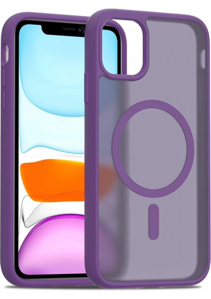 iPhone 11 Pro Max Jota Magsafe Kapak - Derin Mor fırsatları