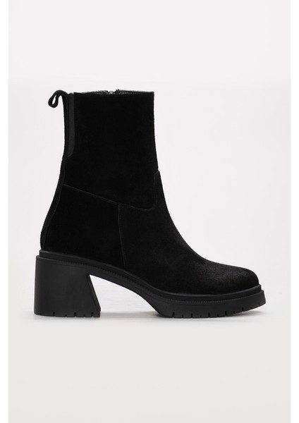 Hakiki Deri Kadın Klasik Bot 217SZA785-04