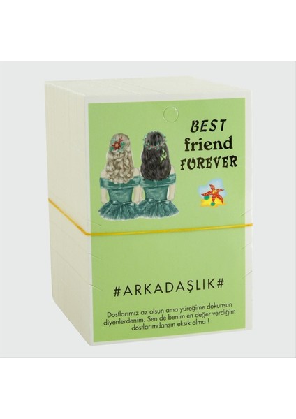 Wizard 3lü Arkadaşlık Bileklik Kartı-Yeşil modelleri