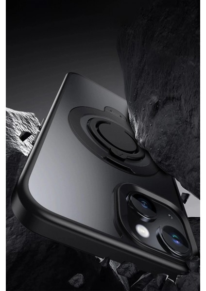 iPhone 15 Avatar 360 Dönen Magsafe Kapak - Lacivert indirimleri