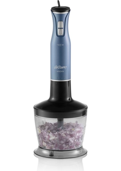 1200W + AR1138-O Minimix 1500W El Blender Seti, Güçlü ve Renkli, 500 ml fırsatları