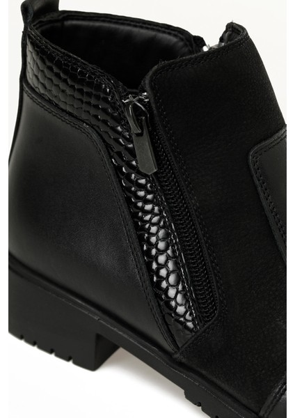 105308.Z5PR Siyah Kadın Topuklu Bot