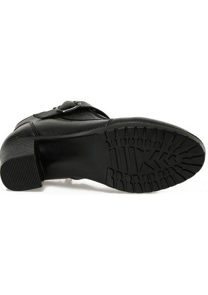 166687.Z5PR Siyah Kadın Topuklu Bot