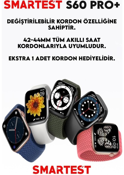 Suya Dayanıklı Akıllı Saat, Tüm Telefonlarla Uyumlu, Şık ve Kullanışlı, Son Sürüm, Siyah