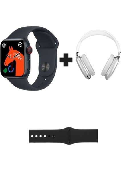 Akıllı Saat ve Bluetooth Kulaklık Ikili Paket, Ekstra Kordon Hediye fiyatları