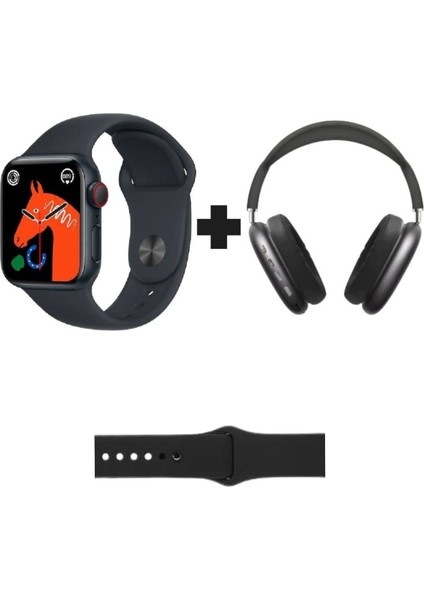 Akıllı Saat ve Bluetooth Kulaklık Ikili Paket, Ekstra Kordon Hediye indirimleri
