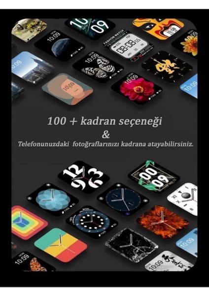 7. Nesil Akıllı Saat, Kablosuz Şarj, Siri Desteği, Çift Tuş, Aktif Arama, Siyah fırsatları