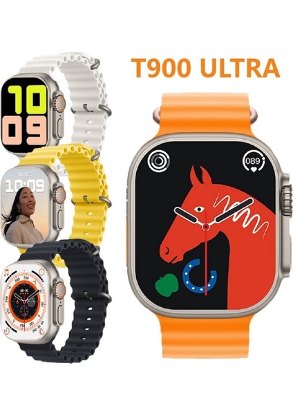 Turuncu Akıllı Saat 49MM, 2.09 Inç, Ios ve Android Uyumlu, Türkçe Menü