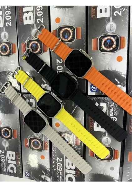 Turuncu Akıllı Saat 49MM, 2.09 Inç, Ios ve Android Uyumlu, Türkçe Menü